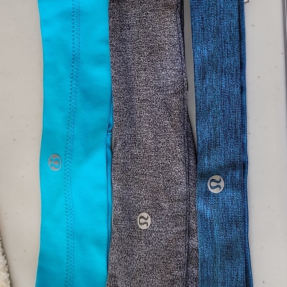 Lululemon headbands set of 3